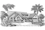 Traditional House Plan Front Image of House - Greenwald Ranch Home 007D-0157 - Search House Plans and More