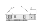 Neoclassical House Plan Left Elevation - Pacific Heights Ranch Home 007D-0167 - Shop House Plans and More