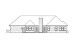 Neoclassical House Plan Rear Elevation - Pacific Heights Ranch Home 007D-0167 - Shop House Plans and More