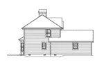Multi-Family House Plan Left Elevation - Hickory Manor Duplex Home 007D-0190 - Search House Plans and More