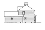 Multi-Family House Plan Right Elevation - Hickory Manor Duplex Home 007D-0190 - Search House Plans and More