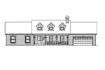 Ranch House Plan Front Elevation - Carter Creek Country Ranch Home 007D-0192 - Search House Plans and More