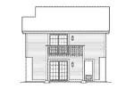 Cabin & Cottage House Plan Rear Elevation - Shadyhill Cottage Ranch Home 007D-0193 - Shop House Plans and More