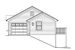 Cabin & Cottage House Plan Right Elevation - Shadyhill Cottage Ranch Home 007D-0193 - Shop House Plans and More