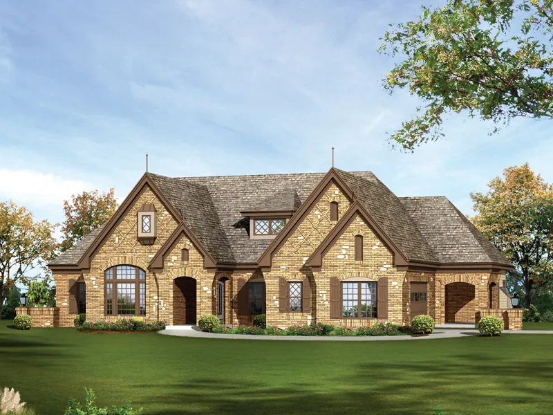 Ranch House Plan Front Image - Cheshire Hills Efficient Home 007D-0207 - Search House Plans and More