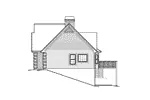Traditional House Plan Right Elevation - Compton Place Ranch Home 007D-0213 - Search House Plans and More