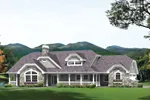 Ranch House Plan Front of House 007D-0232
