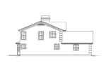 Sunbelt House Plan Left Elevation - Wiseman Park Traditional Home 007D-0237 - Shop House Plans and More
