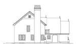 European House Plan Left Elevation - Cuddington Forest Narrow Home 007D-0238 - Search House Plans and More