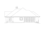 Ranch House Plan Right Elevation - Marina Bay Sunbelt Atrium Home 007D-0244 - Shop House Plans and More