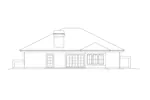 Vacation House Plan Rear Elevation - Key Largo Coastal Style Home 007D-0247 - Search House Plans and More