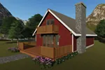 Mountain House Plan Front Photo 02 - Breezewood Rustic Home 008D-0134 - Search House Plans and More