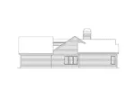Ranch House Plan Right Elevation - Oakbriar Ranch Home 010D-0003 - Shop House Plans and More