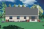 Ranch House Plan Rear Photo 01 - Albanville Ranch Home 011D-0002 - Search House Plans and More