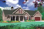 Arts & Crafts House Plan Front Image - Irvine Haven Shingle Style Home 011D-0006 - Search House Plans and More