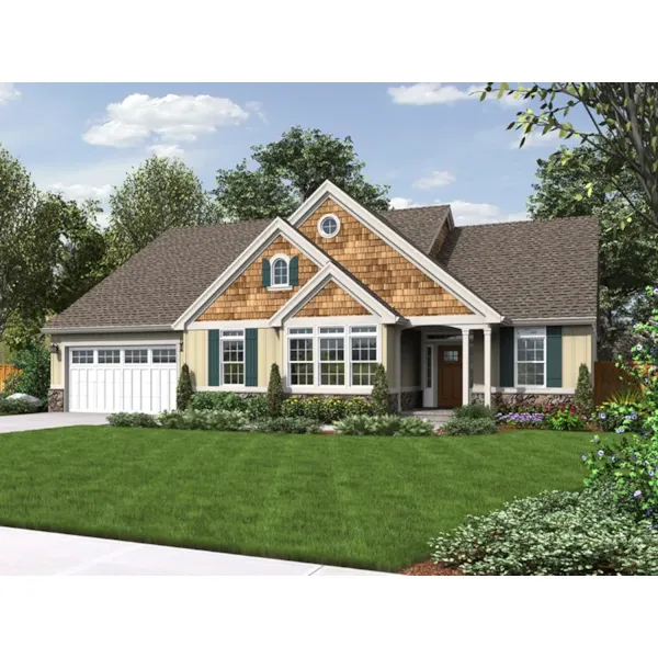 Springfall Craftsman Ranch Home Plan 011D-0013 - Shop House Plans and More