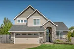 Arts & Crafts House Plan Front Photo 01 - Redstone Shingle Craftsman Home 011D-0015 - Shop House Plans and More