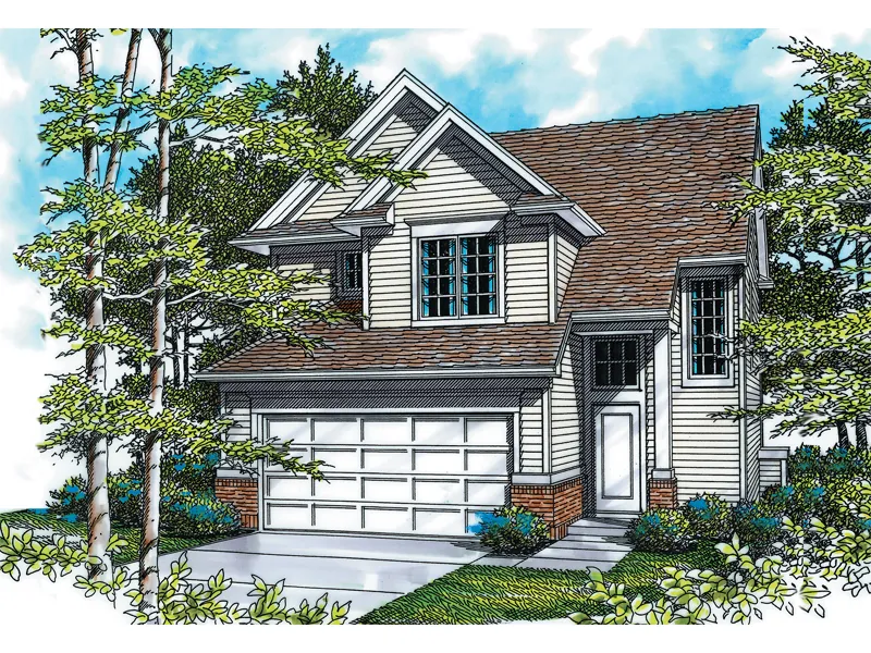 Craftsman House Plan Front Image - Meadowoak Traditional Home 011D-0021 - Shop House Plans and More