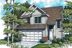 Craftsman House Plan Front Image - Meadowoak Traditional Home 011D-0021 - Shop House Plans and More