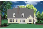 Colonial House Plan Rear Photo 01 - Grandbriar Southern Style Home 011D-0042 - Search House Plans and More