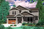 Rustic House Plan Front Image - Esterbrook Hill Craftsman Home 011D-0044 - Search House Plans and More