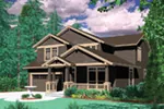 Rustic House Plan Front Image - Esterbrook Hill Craftsman Home 011D-0044 - Search House Plans and More