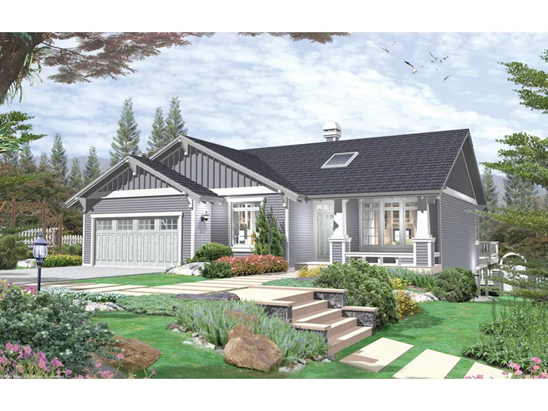 Country House Plan Front Image - Signal Hill Craftsman Home 011D-0065 - Shop House Plans and More