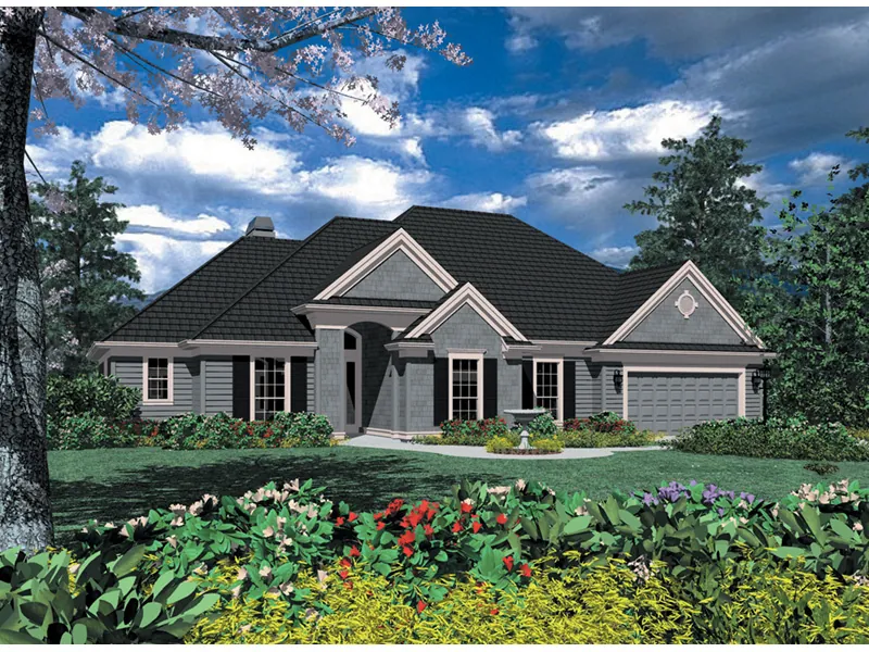 Shingle House Plan Front Image - Sheridan Mill Traditional Home 011D-0070 - Shop House Plans and More