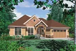 Country French House Plan Front Image - Summeroak Rustic Home 011D-0074 - Shop House Plans and More