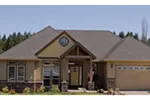 Country French House Plan Front of Home - Summeroak Rustic Home 011D-0074 - Shop House Plans and More
