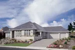 Contemporary House Plan Front Photo 06 - Linworth Prairie Style Home 011D-0088 - Shop House Plans and More