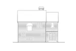 Rear Elevation - Stevener Two-Story Home 011D-0099 - Shop House Plans and More