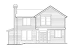 Country House Plan Rear Elevation - Montana Trace Craftsman Home 011D-0107 - Shop House Plans and More