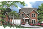 Craftsman House Plan Front Image - Meadville Country Home 011D-0182 - Shop House Plans and More