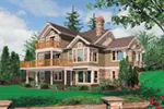 Rustic House Plan Color Image of House - Roundhill Farm Craftsman Home 011D-0196 - Shop House Plans and More