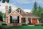 Rustic House Plan Front Image - Maribeth Country Ranch Home 011D-0224 - Shop House Plans and More