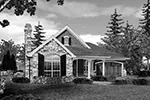 Rustic House Plan Front Image of House - Maribeth Country Ranch Home 011D-0224 - Shop House Plans and More