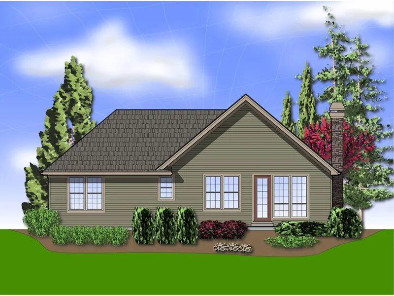 Rustic House Plan Color Image of House - Maribeth Country Ranch Home 011D-0224 - Shop House Plans and More