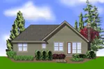 Rustic House Plan Color Image of House - Maribeth Country Ranch Home 011D-0224 - Shop House Plans and More