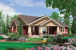 Cabin & Cottage House Plan Front Image - Thistle Hollow Country Bungalow 011D-0225 - Shop House Plans and More