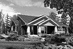 Cabin & Cottage House Plan Front Image of House - Thistle Hollow Country Bungalow 011D-0225 - Shop House Plans and More