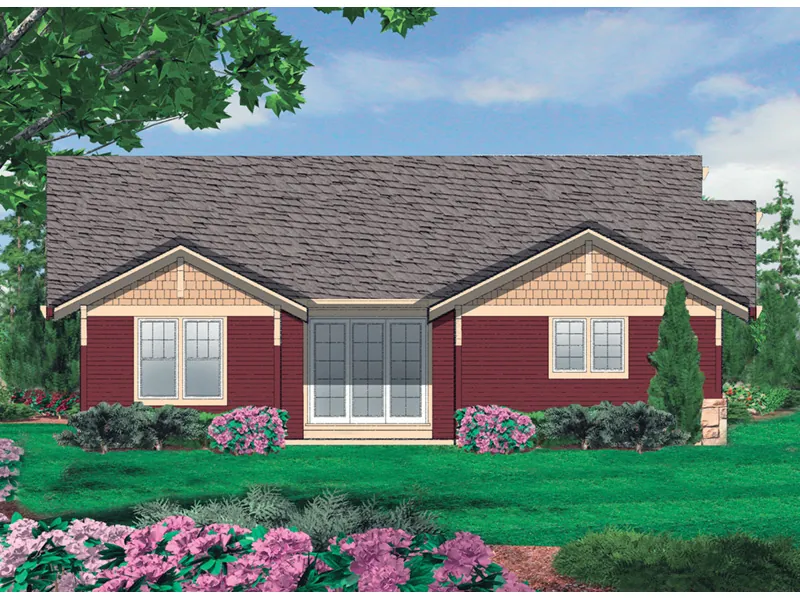 Cabin & Cottage House Plan Color Image of House - Thistle Hollow Country Bungalow 011D-0225 - Shop House Plans and More