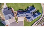 Ranch House Plan Aerial View Photo 01 - Sherman Hollow European Home 011D-0229 - Shop House Plans and More