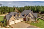 Ranch House Plan Aerial View Photo 02 - Sherman Hollow European Home 011D-0229 - Shop House Plans and More