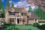 Rustic House Plan Front Image - Dexter Creek Craftsman Home 011D-0239 - Search House Plans and More