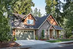 Neoclassical House Plan Front of Home - Timber Way Craftsman Home 011D-0243 - Shop House Plans and More