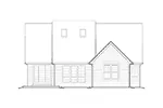 Neoclassical House Plan Rear Elevation - Timber Way Craftsman Home 011D-0243 - Shop House Plans and More