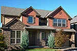 Traditional House Plan Front of House 011D-0249