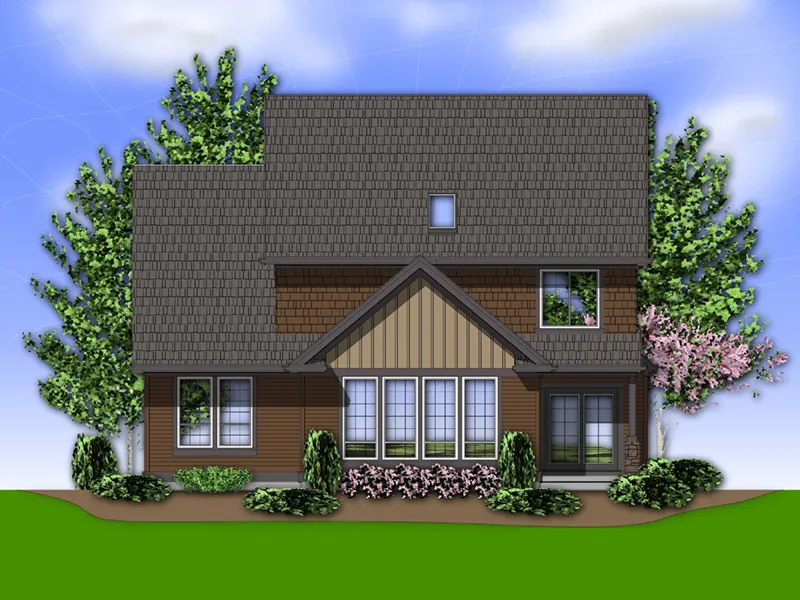 Cabin & Cottage House Plan Color Image of House - Marney Valley Rustic Tudor Home 011D-0250 - Shop House Plans and More