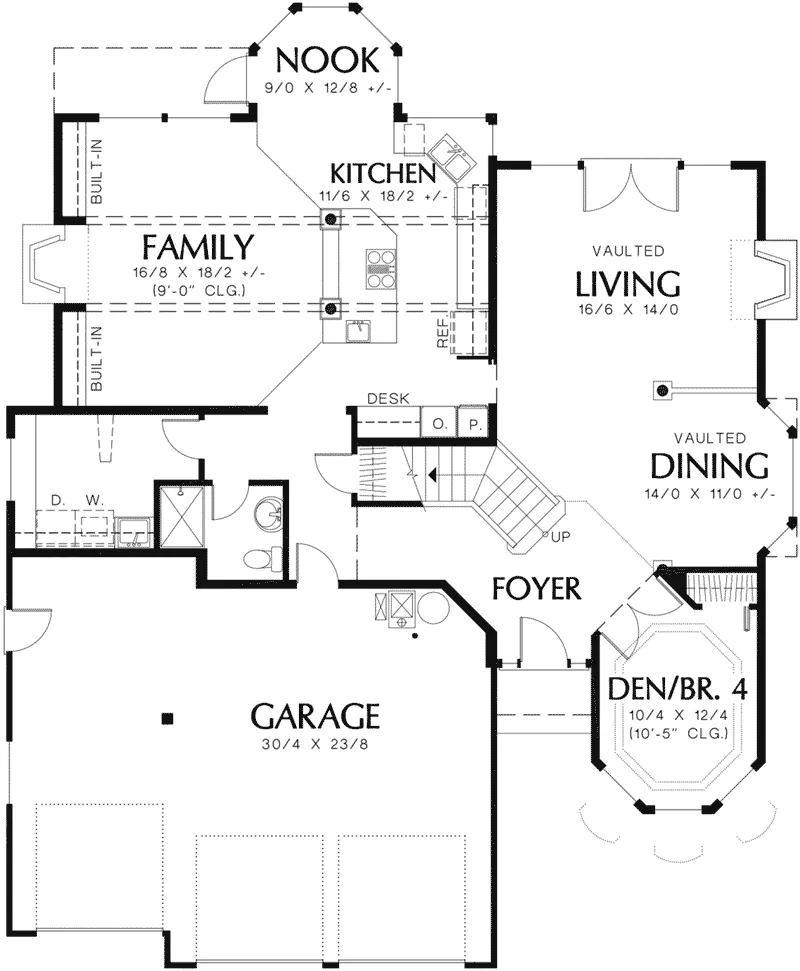 European House Plan First Floor - Oakland Heights Luxury Home 011D-0257 - Shop House Plans and More